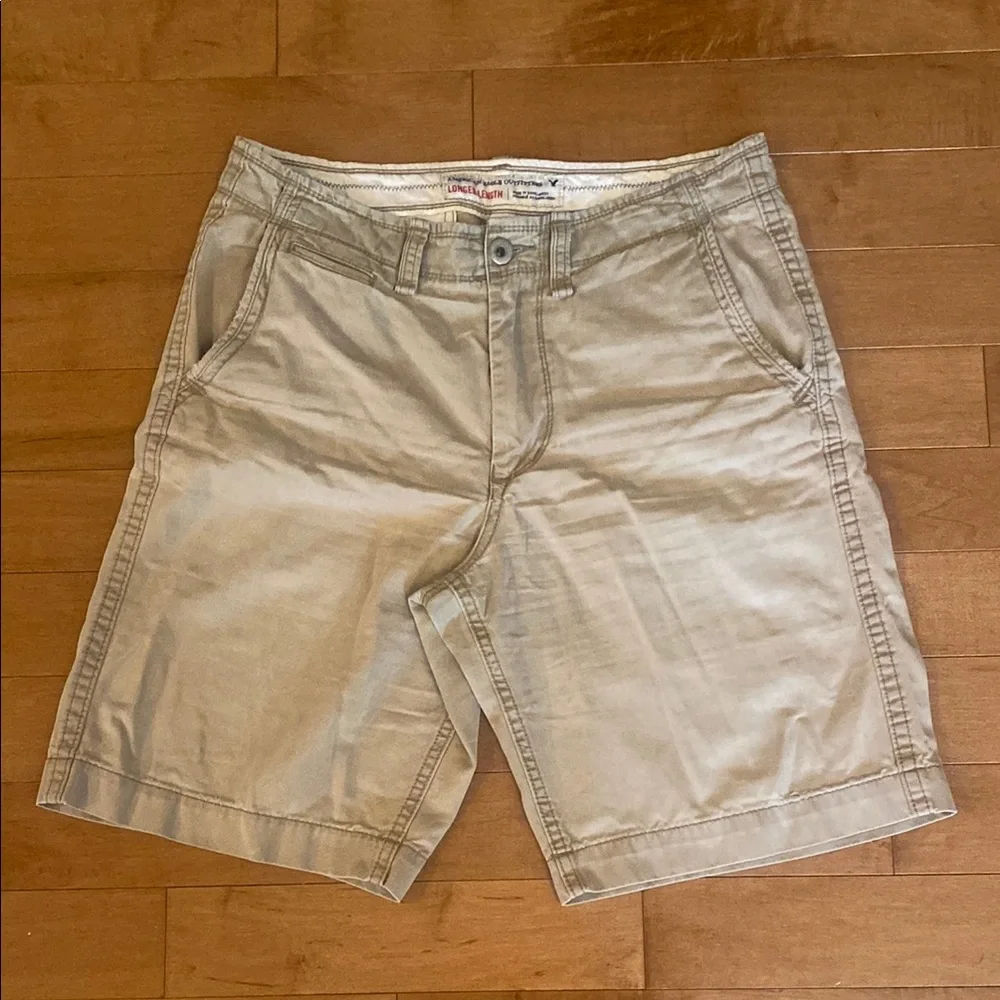 American Eagle Outfitters Longer Length khaki Shorts